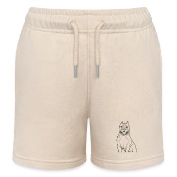 American Bully King - Der Herrscher der Straße - Kinder Organic Joggingshorts Mini Bolter von Stanley/Stella - Natur - Vorne
