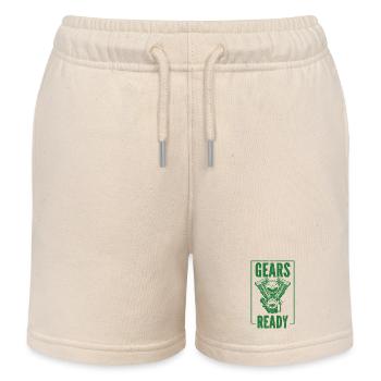 Motorrad Motocross Bike Racing Motorsport - Kinder Organic Joggingshorts Mini Bolter von Stanley/Stella - Natur - Vorne