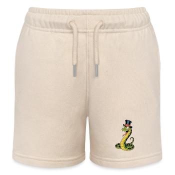 Stylish Serpent - Kinder Organic Joggingshorts Mini Bolter von Stanley/Stella - Natur - Vorne