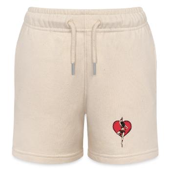 Pole Dance Pole Tänzerin Stangentanz - Kinder Organic Joggingshorts Mini Bolter von Stanley/Stella - Natur - Vorne