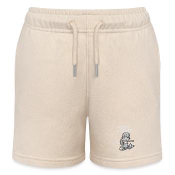 Junge Graffiti-flex - Kinder Organic Joggingshorts Mini Bolter von Stanley/Stella - Natur - Vorne