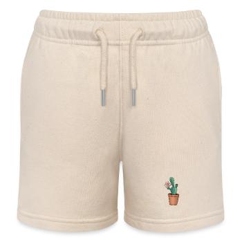 Kaktusblüte - Kinder Organic Joggingshorts Mini Bolter von Stanley/Stella - Natur - Vorne