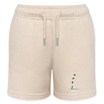 High diving - Kids Organic Sweat Shorts by Stanley/Stella - soft Ecru - Front