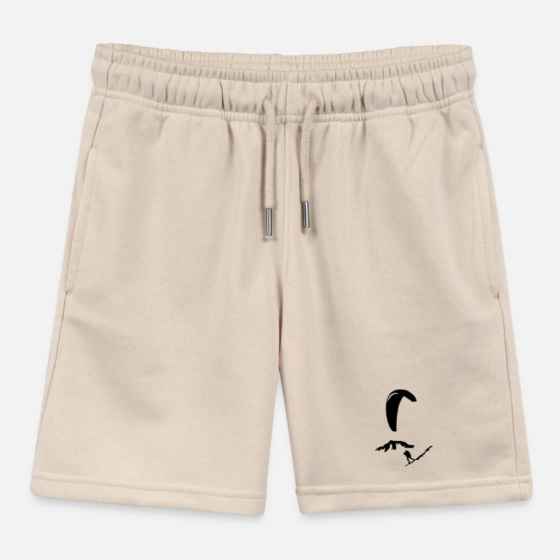paragliding Kids Organic Sweat Shorts by Stanley/Stella