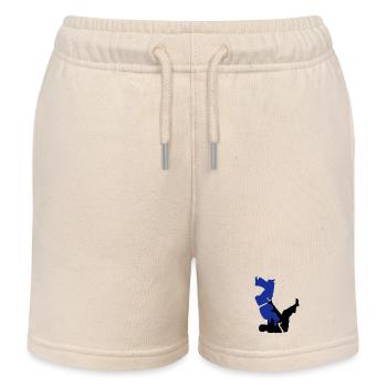 judo - Short de jogging enfant bio Stanley/Stella - écru doux - Devant
