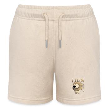 Sternzeichen Löwe Comic - Kinder Organic Joggingshorts Mini Bolter von Stanley/Stella - Natur - Vorne