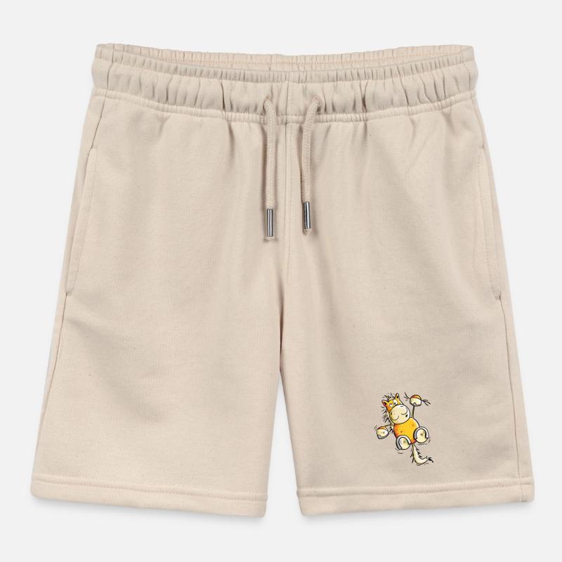 Fuchs Pferd hängt ab Kinder Organic Joggingshorts Mini Bolter von Stanley/Stella