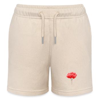 Herz-Luftballons - Kinder Organic Joggingshorts Mini Bolter von Stanley/Stella - Natur - Vorne