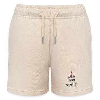 Ich bin einfach Spitze - Lustiger Spruch - Kinder Organic Joggingshorts Mini Bolter von Stanley/Stella - Natur - Vorne