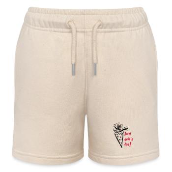 Children Beginner 1 Class Beginning of School - Kids Organic Sweat Shorts by Stanley/Stella - soft Ecru - Front