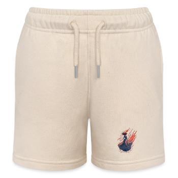 Ghost fau - Kids Organic Sweat Shorts by Stanley/Stella - soft Ecru - Front