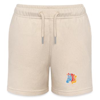 zebra - Kinder Organic Joggingshorts Mini Bolter von Stanley/Stella - Natur - Vorne