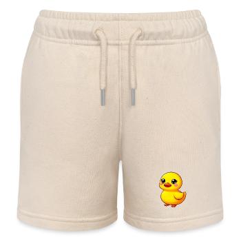Caneton Canard Canard Canard - Short de jogging enfant bio Stanley/Stella - écru doux - Devant