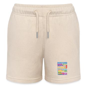 Dorfkind VIBES bunt - Kinder Organic Joggingshorts Mini Bolter von Stanley/Stella - Natur - Vorne