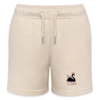 Der schwarze Schwan, die Königin des Wassers. - Kinder Organic Joggingshorts Mini Bolter von Stanley/Stella - Natur - Vorne