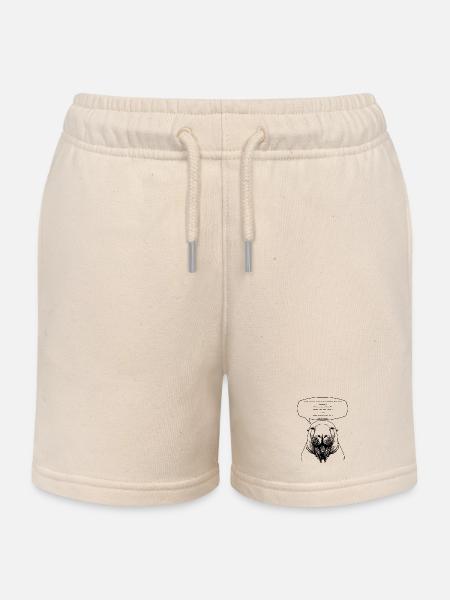 Sprichst du Morsecode? - Kinder Organic Joggingshorts Mini Bolter von Stanley/Stella - Natur
