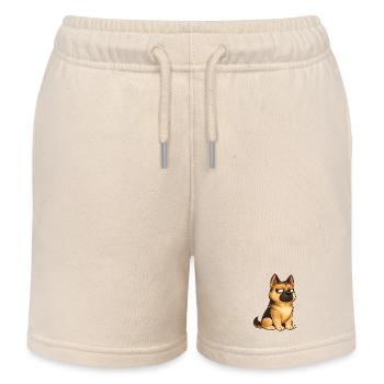 Cool Dog Berger allemand sceptique - Short de jogging enfant bio Stanley/Stella - écru doux - Devant