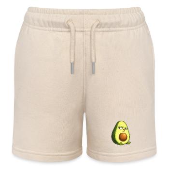 Un look sceptique cool avocat avec lunettes de soleil - Short de jogging enfant bio Stanley/Stella - écru doux - Devant