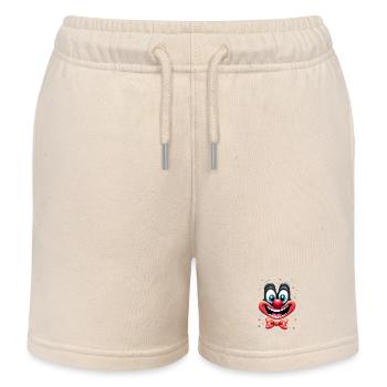 Carnival Clown Costume Carnival Carnival - Kids Organic Sweat Shorts by Stanley/Stella - soft Ecru - Front