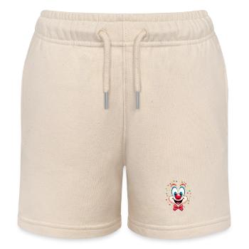 Carnival Clown Costume Carnival Carnival - Kids Organic Sweat Shorts by Stanley/Stella - soft Ecru - Front