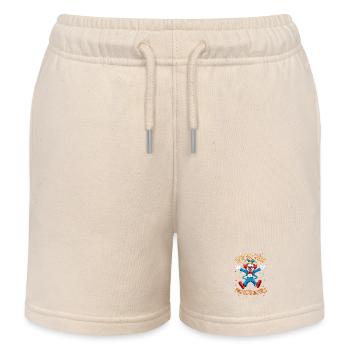 Carnival Costume Politician Carnival Carnival - Kids Organic Sweat Shorts by Stanley/Stella - soft Ecru - Front