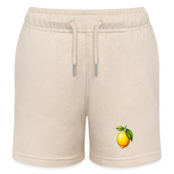 citron - Short de jogging enfant bio Stanley/Stella - écru doux - Devant