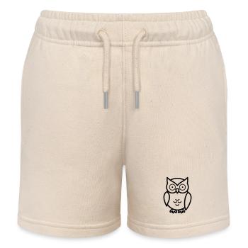 chouette - Short de jogging enfant bio Stanley/Stella - écru doux - Devant