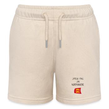 Fierté Normande : J'peux pas j'ai Normandie - Short de jogging enfant bio Stanley/Stella - écru doux - Devant