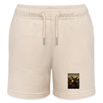 Joconde Dab Léonard de Vinci Joconde - Short de jogging enfant bio Stanley/Stella - écru doux - Devant
