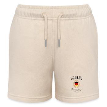 Berlin Deutschland Wappen Krone – Reise Souvenir - Kinder Organic Joggingshorts Mini Bolter von Stanley/Stella - Natur - Vorne