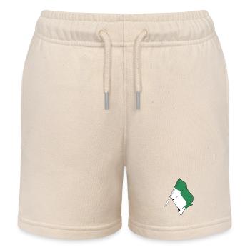 Vlieland-Flagge – Island Pride - Kinder Organic Joggingshorts Mini Bolter von Stanley/Stella - Natur - Vorne