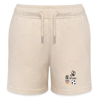 Fußball - Kinder Organic Joggingshorts Mini Bolter von Stanley/Stella - Natur - Vorne