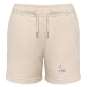 Admin Exe Ausführen lila - Kinder Organic Joggingshorts Mini Bolter von Stanley/Stella - Natur - Vorne