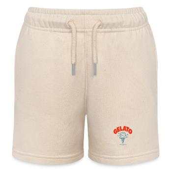 Gelato Italia - Kinder Organic Joggingshorts Mini Bolter von Stanley/Stella - Natur - Vorne