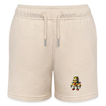 Vreugdevolle Fruitrobot - Kinder sweatshort biologisch Stanley/Stella - zacht ecru - Voor