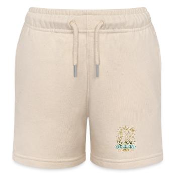 Endlich Schulkind 2026 Unicorn - Kinder Organic Joggingshorts Mini Bolter von Stanley/Stella - Natur - Vorne