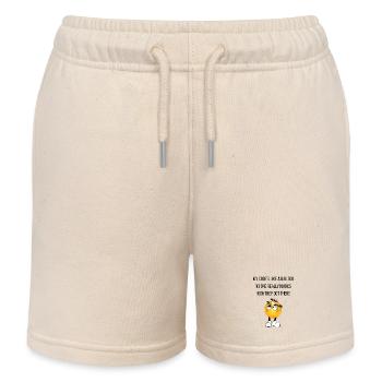 Mein Code ist wie ein Insektenzoo - Kinder Organic Joggingshorts Mini Bolter von Stanley/Stella - Natur - Vorne