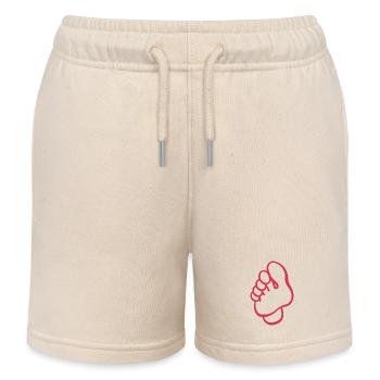 Pieds - Soins des pieds - Podologue - Dire - Short de jogging enfant bio Stanley/Stella - écru doux - Devant
