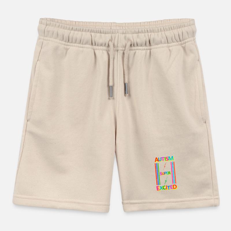 Autism Kids Organic Sweat Shorts by Stanley/Stella