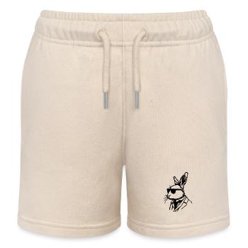 Rabbit Rabbit - Kids Organic Sweat Shorts by Stanley/Stella - soft Ecru - Front