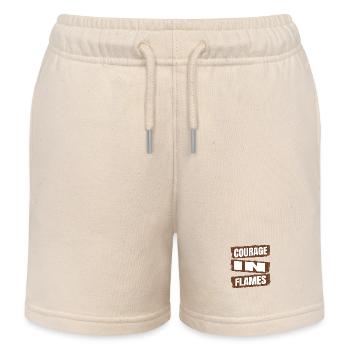 awesome fire station funny quote acts of courage - Kinder Organic Joggingshorts Mini Bolter von Stanley/Stella - Natur - Vorne