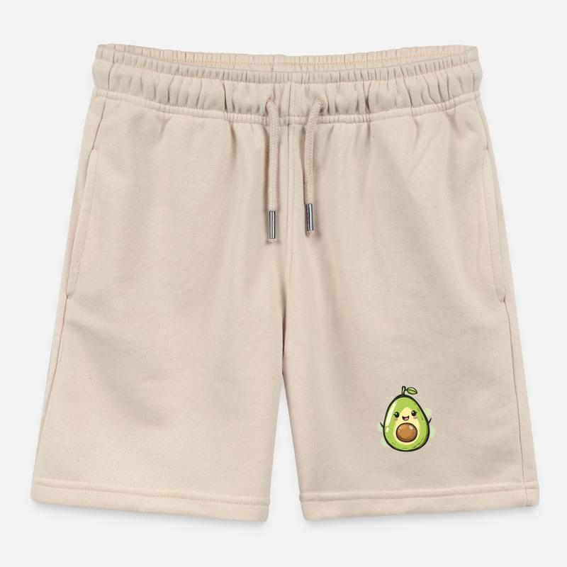 Avocat Conception de bande dessinée Short de jogging enfant bio Stanley/Stella