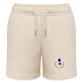 Duo Apple-2 - Kids Organic Sweat Shorts by Stanley/Stella - soft Ecru - Front
