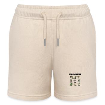 types of bonsai trees bonsai trees breeds - Kids Organic Sweat Shorts by Stanley/Stella - soft Ecru - Front