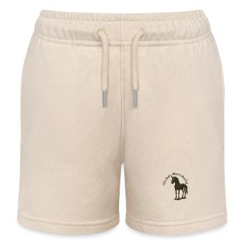 Zombie Einhorn - Kinder Organic Joggingshorts Mini Bolter von Stanley/Stella - Natur - Vorne