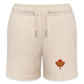 Kanada steht nicht zum Verkauf - Kinder Organic Joggingshorts Mini Bolter von Stanley/Stella - Natur - Vorne