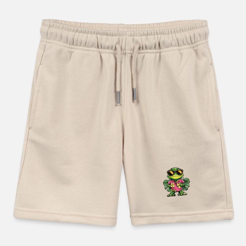Chameleon Comic Urlaub Kinder Organic Joggingshorts Mini Bolter von Stanley/Stella