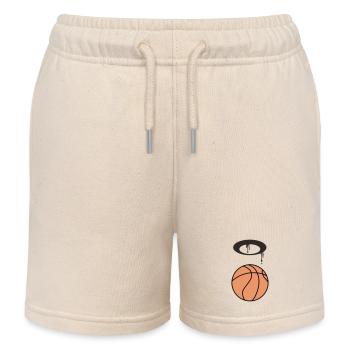 Ballon de basket 5 0 Plan de travail 1 - Short de jogging enfant bio Stanley/Stella - écru doux - Devant