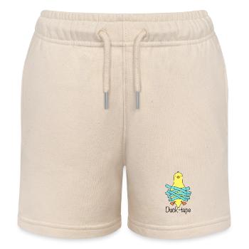 Lustige Ente Tape Humor - Kinder Organic Joggingshorts Mini Bolter von Stanley/Stella - Natur - Vorne