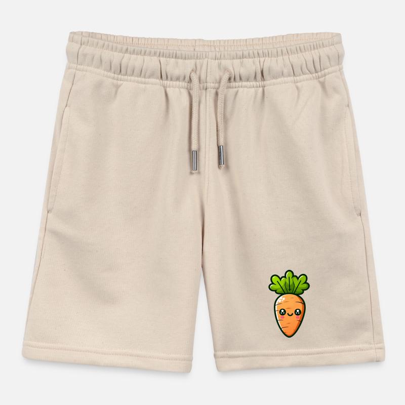 Bébé carotte joyeuse Short de jogging enfant bio Stanley/Stella